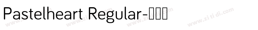 Pastelheart Regular字体转换